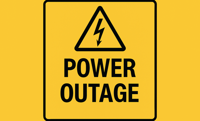 local blackout warning