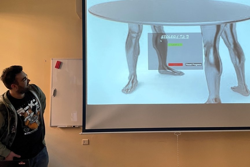 gamejam contest participants presenting their game