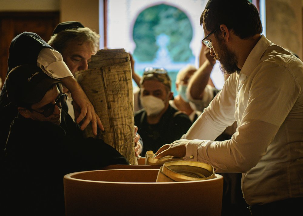 pogrzeb zwojów Tory