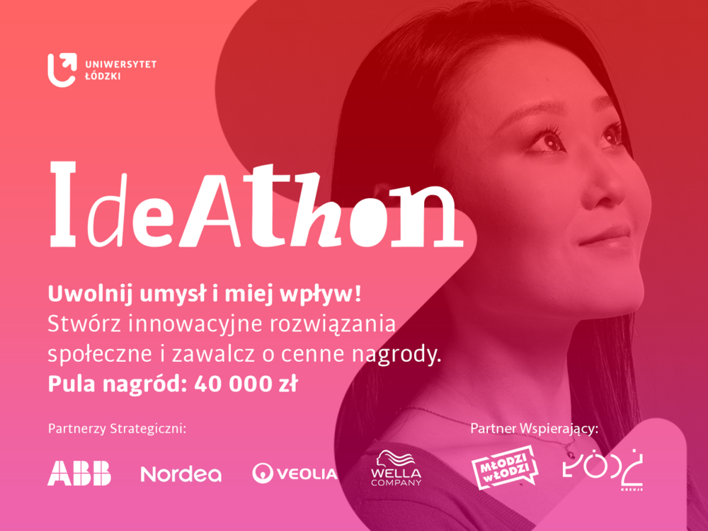 A graphic about Ideathon with the content and logos of the partners