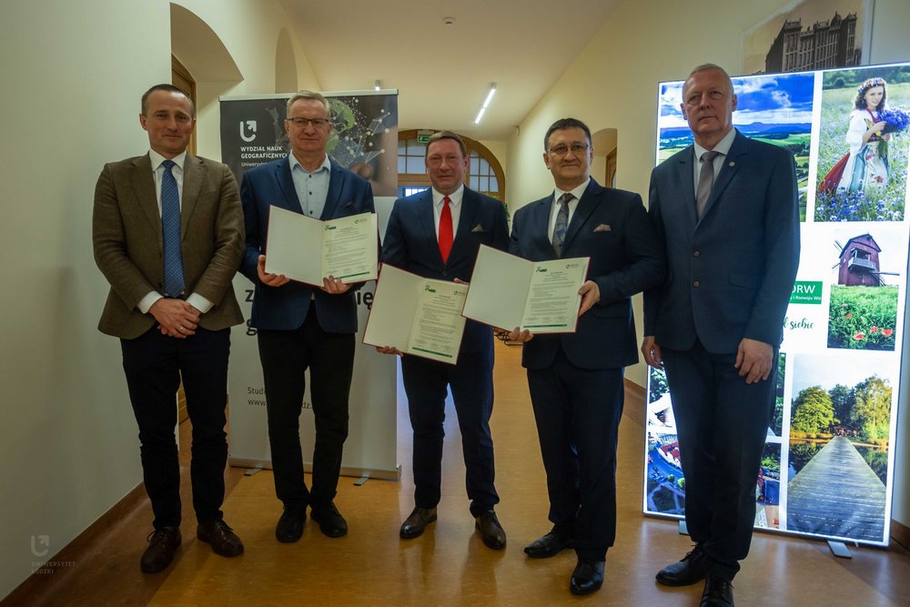 Podpisanie listu intencyjnego Wydziału Nauk Geograficznych UŁ z Polską Siecią Odnowy i Rozwoju Wsi