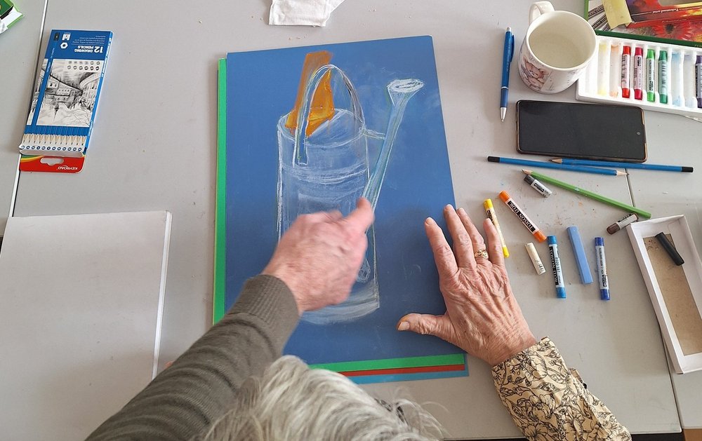 Zajęcia plastyczne seniorów