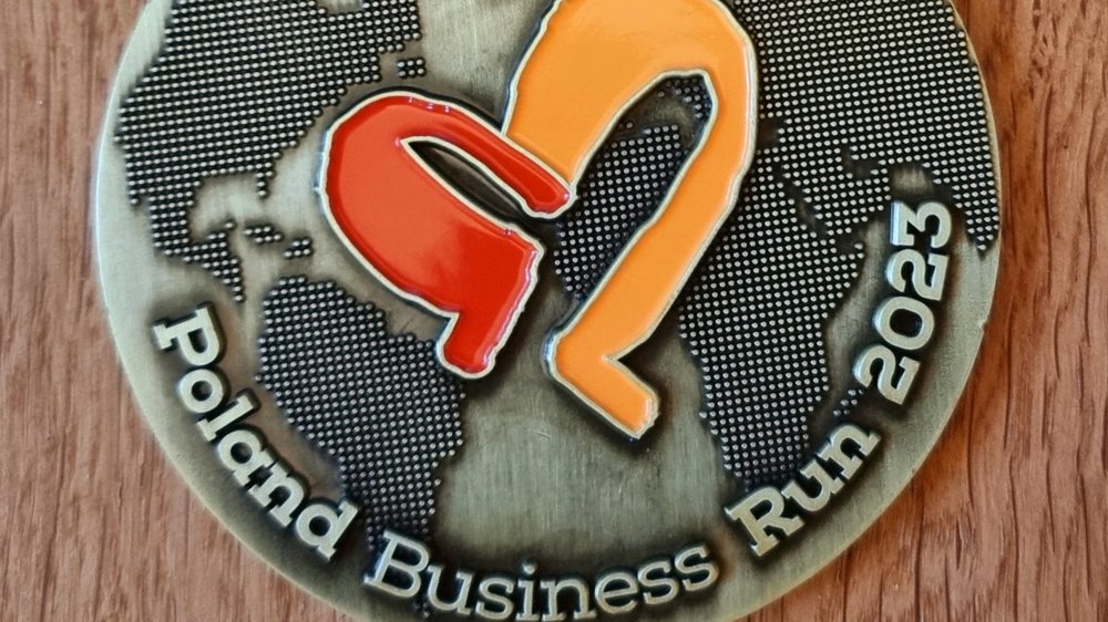 Poland Business Run medal