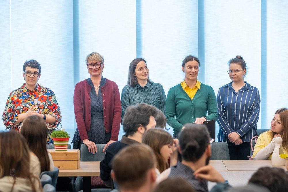 People organising the meetings for students