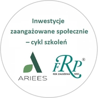 baner cyklu szkoleń pt. Inwestycje zaangażowane społecznie