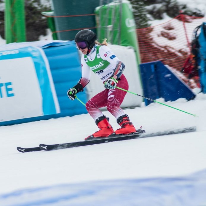 Magdalena Łuczak na stoku