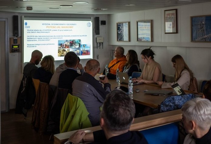 Rzecznicy prasowi uczelni KRUP podczas zjazdu w Sopocie