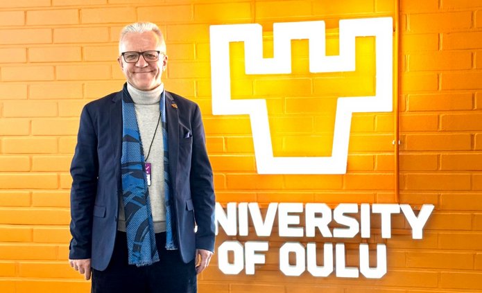 Prof. Jarosław Płuciennik at the University of Oulu, Finland