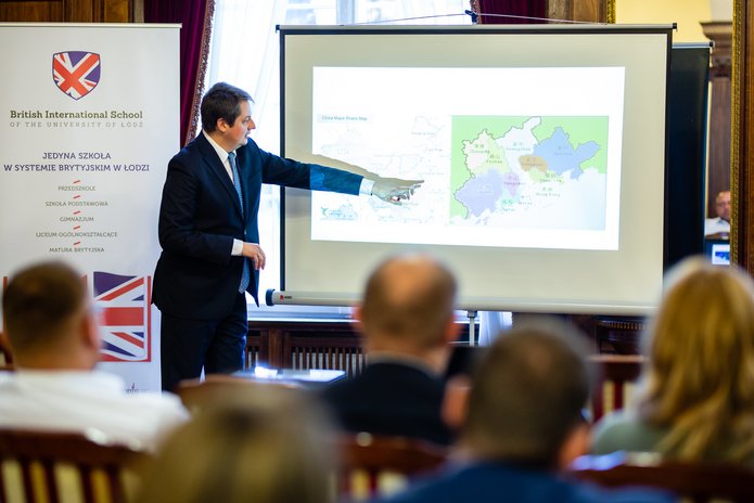 prof. Dominik Mierzejewski during his speech