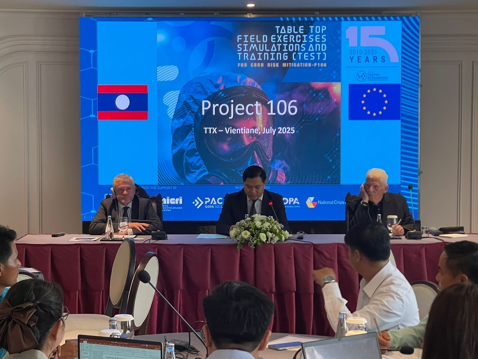 Table Top exercise in Lao