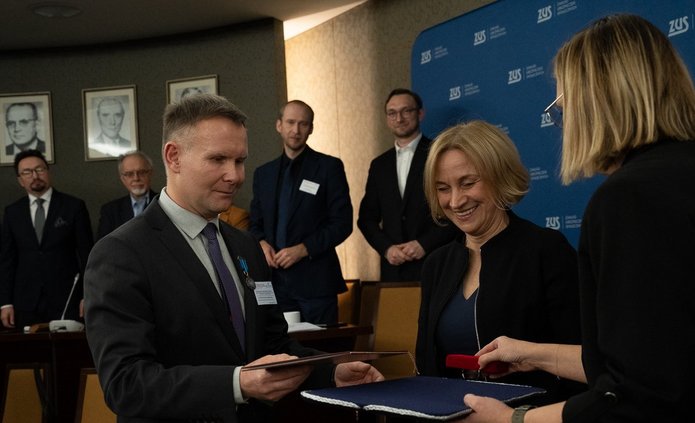 Wręczenie odznaczenia