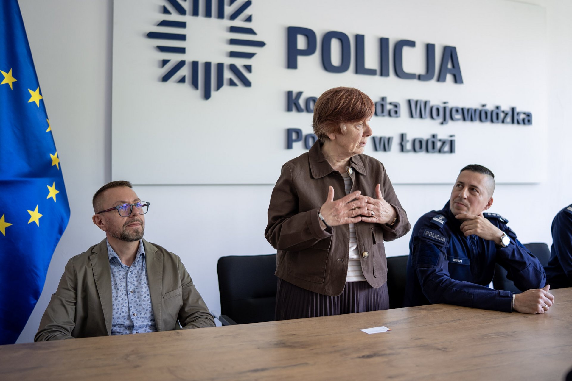 photo from the meeting at the Provincial Police Headquarters