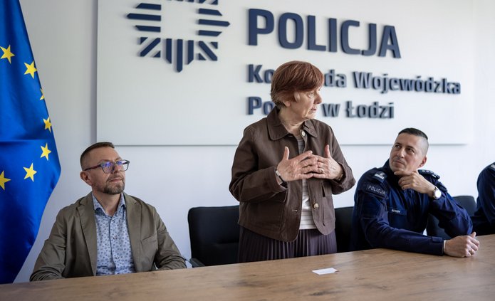 zdjęcie ze spotkania w KWP