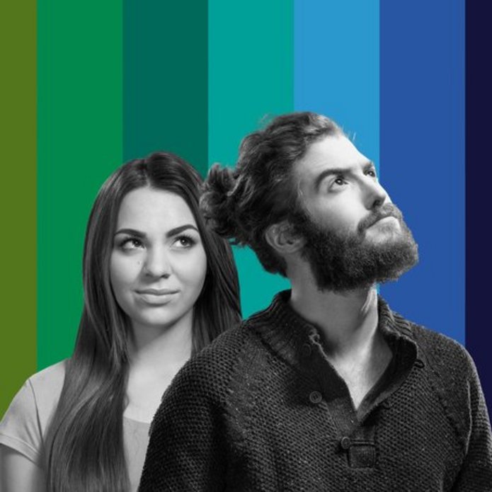 dwoje studentów - kobieta i mężczyzna