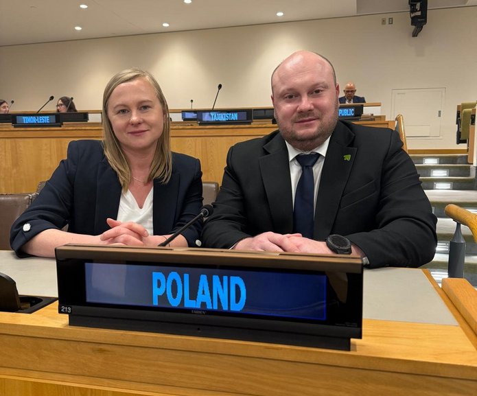 Delegation from the University of Lodz in United nations in New York