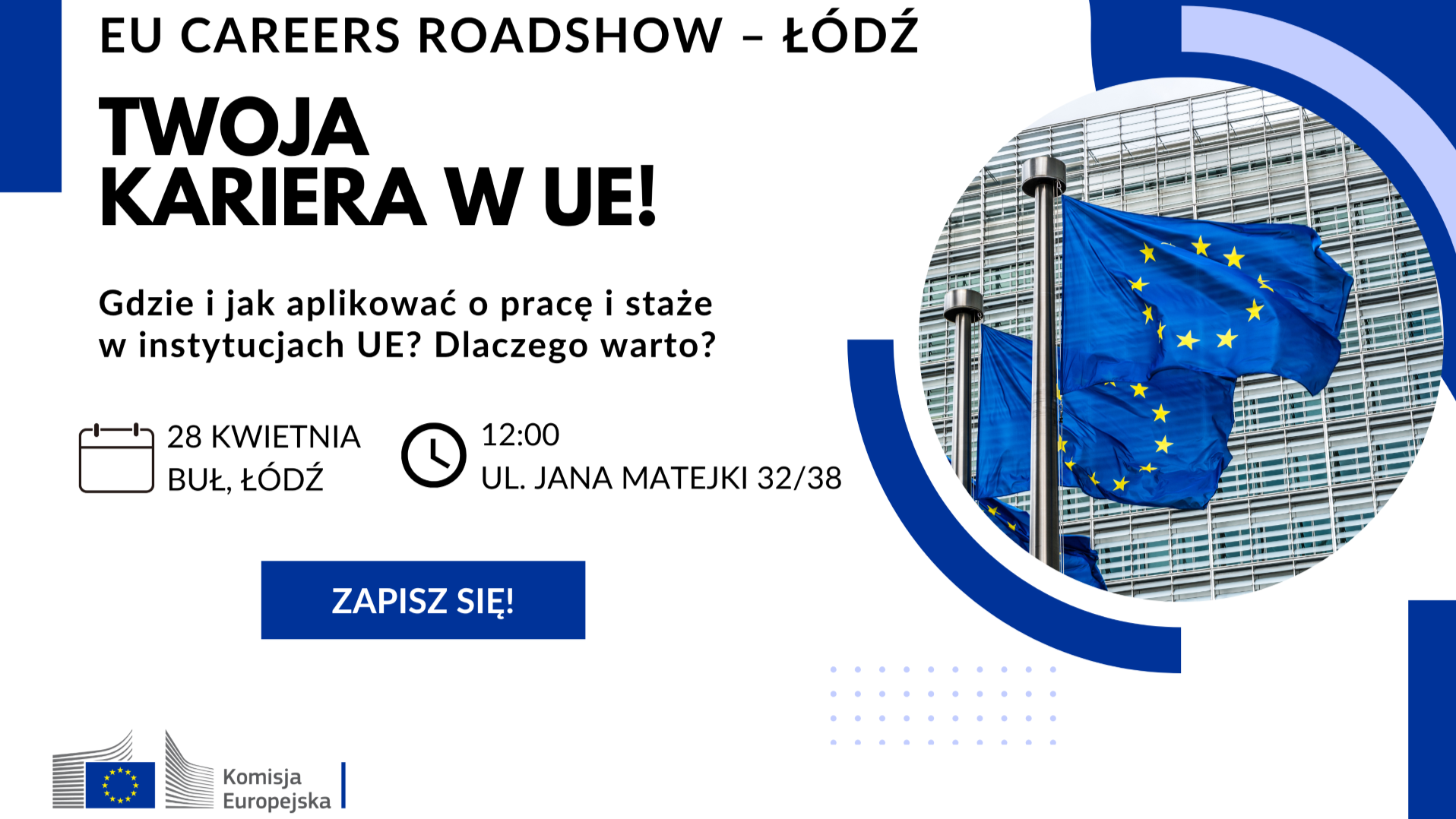 Twoja kariera w UE - grafika informacyjna