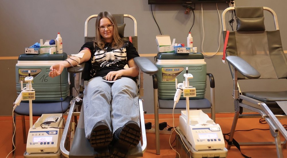 Akcja oddawania krwi na Osiedlu Akademickim UŁ