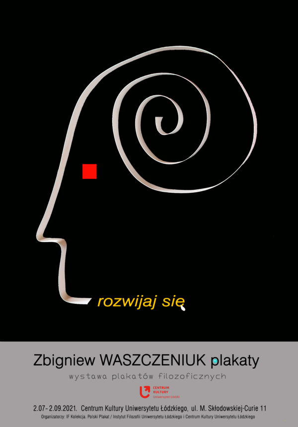 Zbigniew Waszczeniuk plakaty. Wystawa plakatów filozoficznych. 