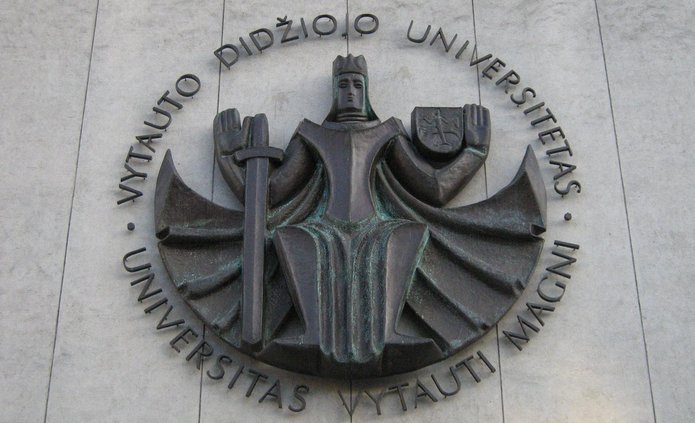 logo of the univeristy in Lithuania