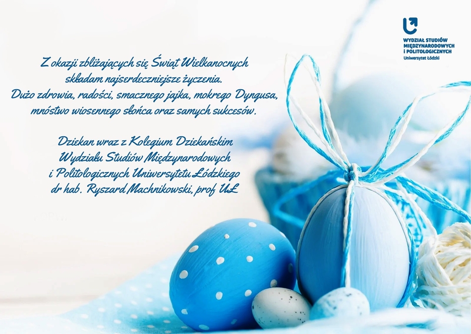 wielkanocna karta świąteczna z niebieskimi pisankami wielkanocna karta świąteczna z niebieskimi pisankami