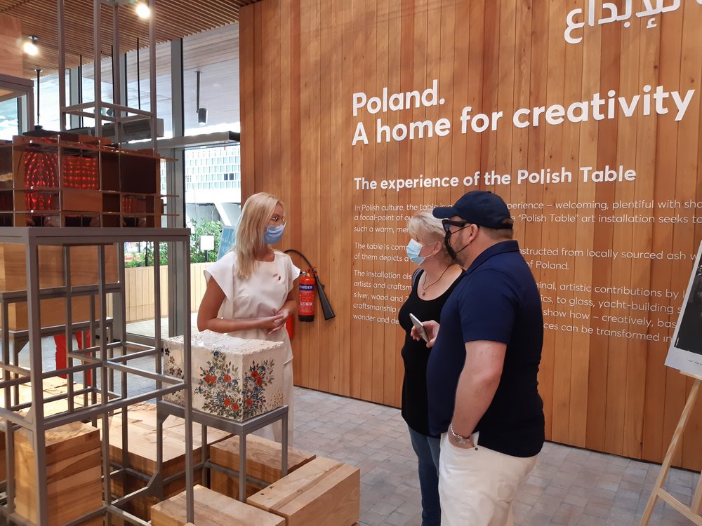 Reprezentacja UŁ na EXPO 2020 w Dubaju w Pawilonie Polski