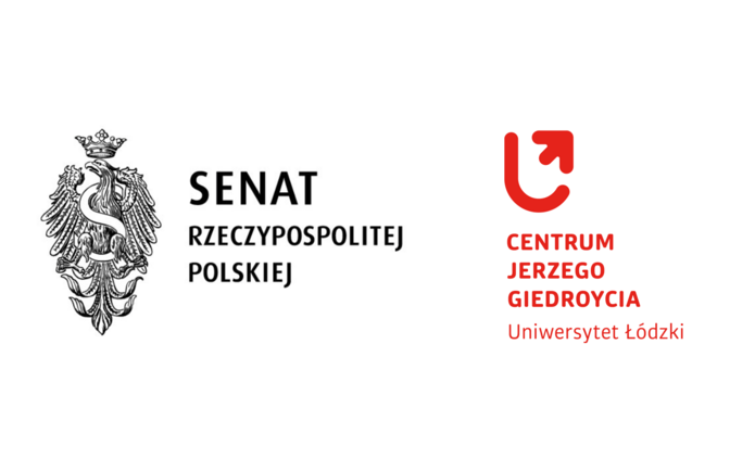 Logo senatu i CJG UŁ