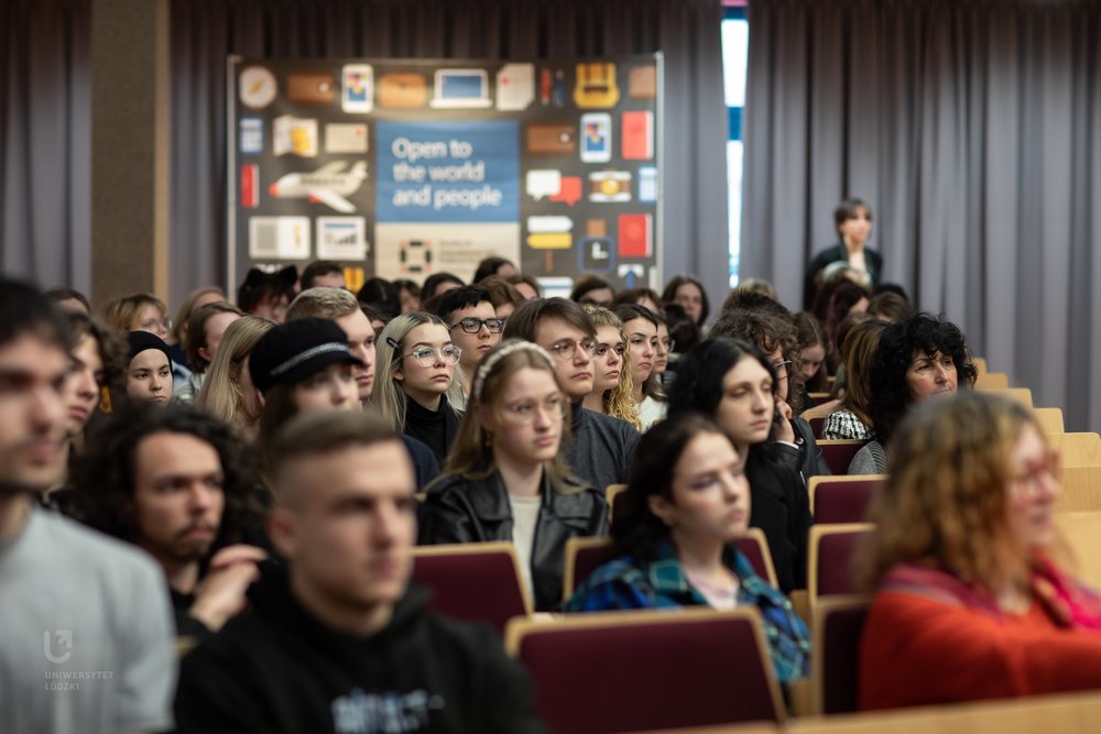 Students during the lecture by the Indian Ambassador