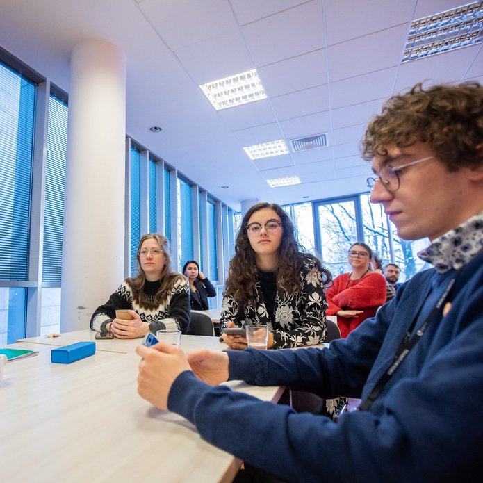 a decorative element: participants of the UNIC meeting