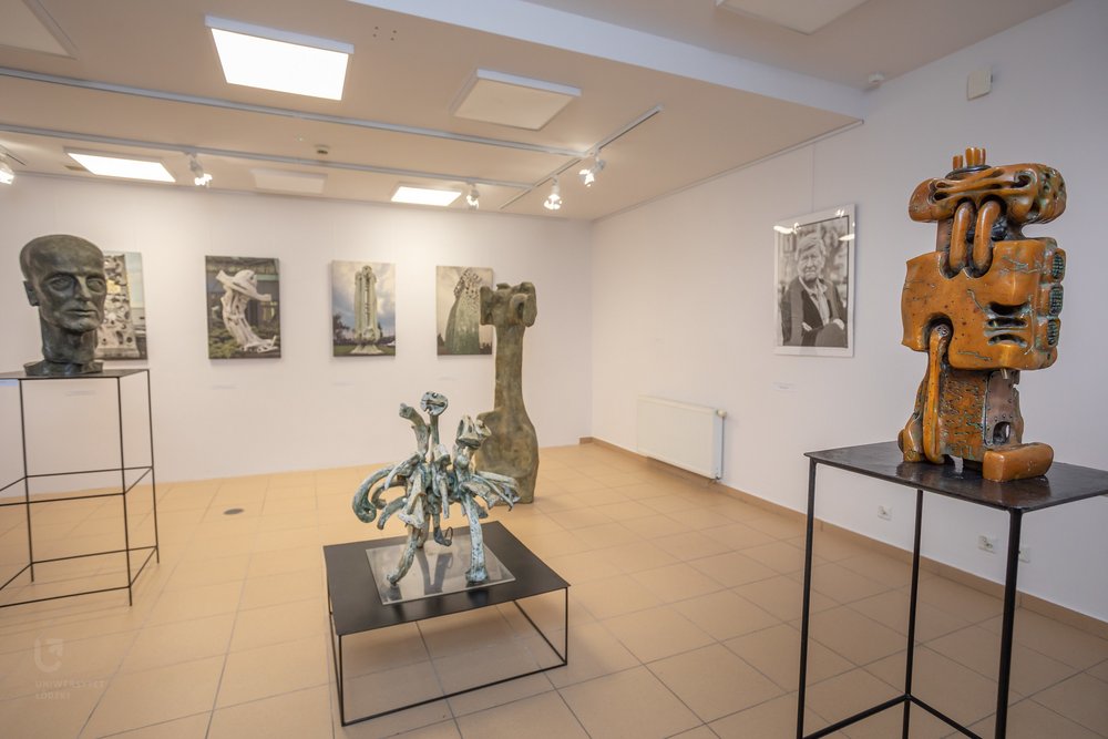 Sala z rzeźbami Andrzeja Jocza