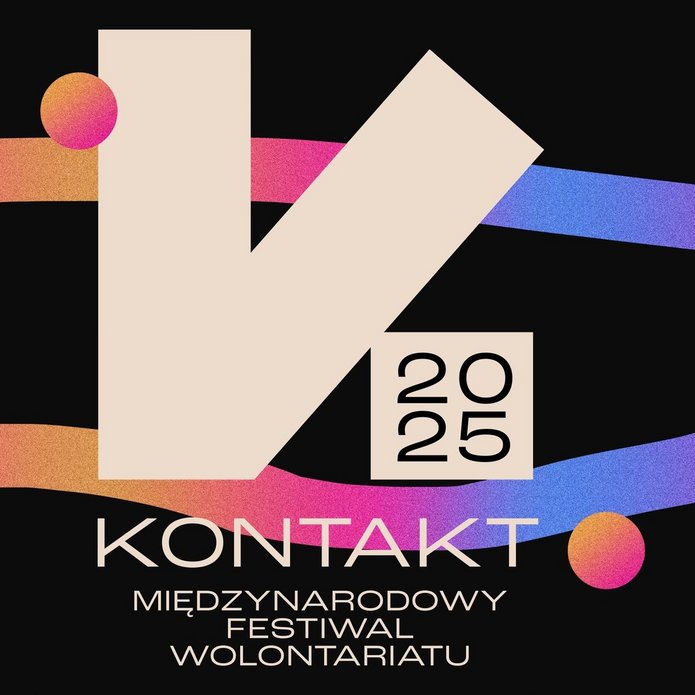 Poster promoting the volunteer festival "Kontakt"