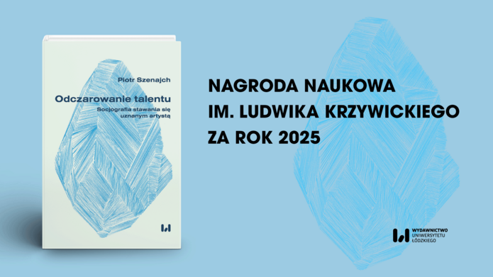 okładka na błękitnym tle