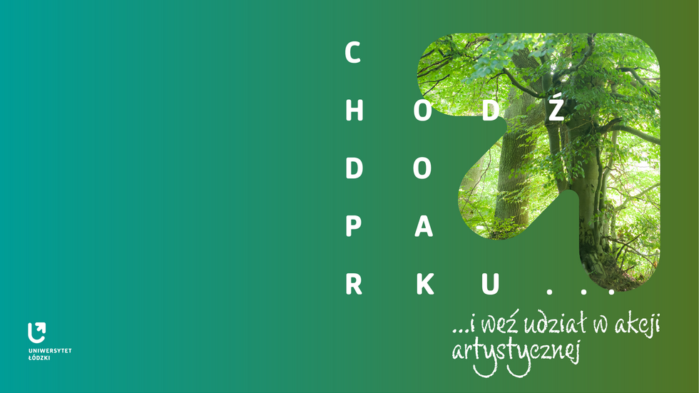 Grafika "chodź do parku"