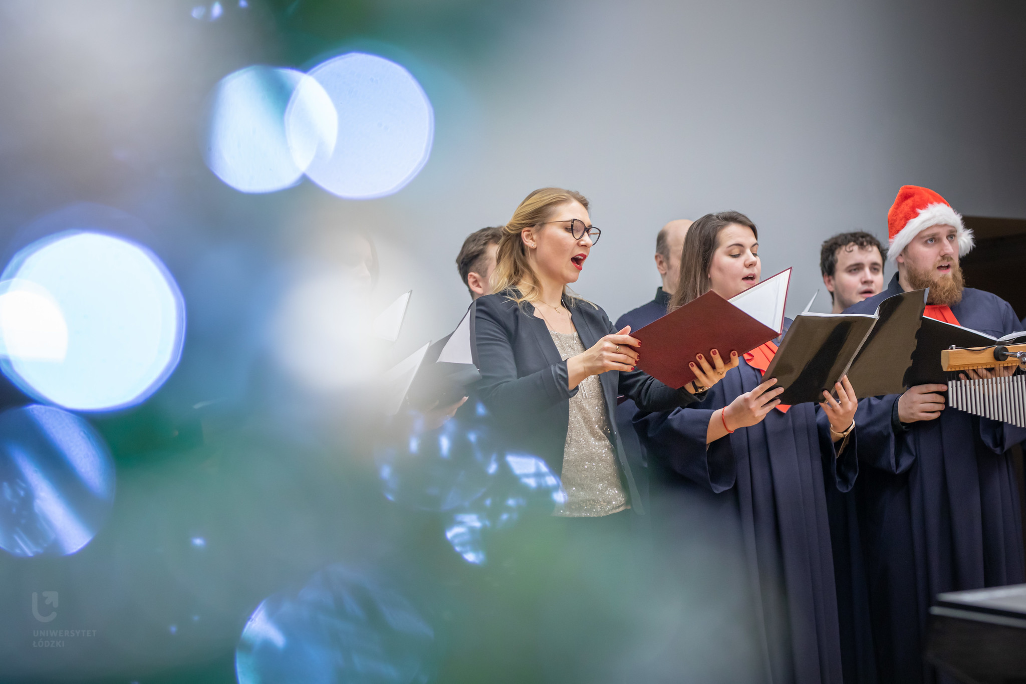 the choir during the Christmas concert