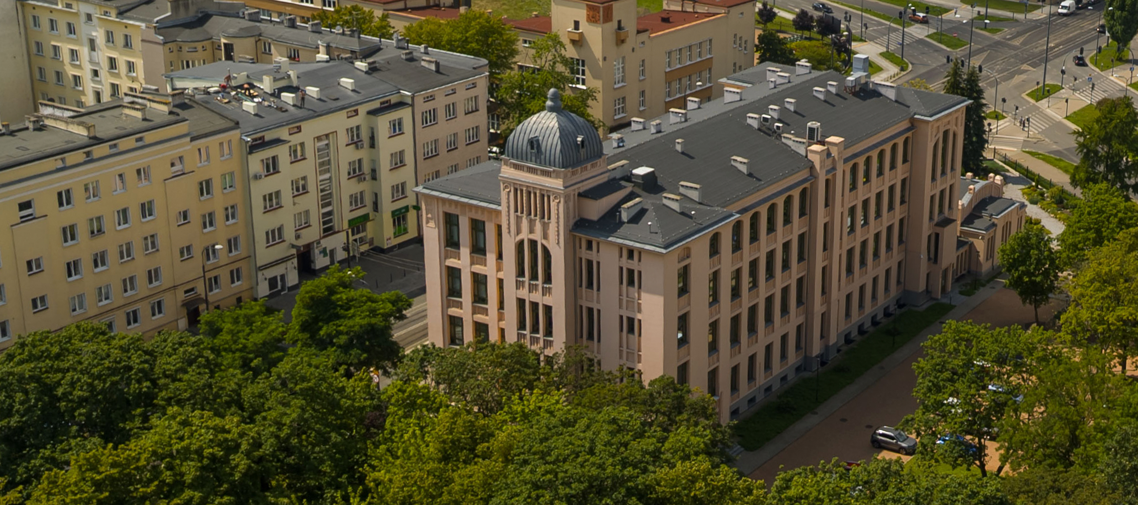  bird's eye view of the UL Rector's Office building