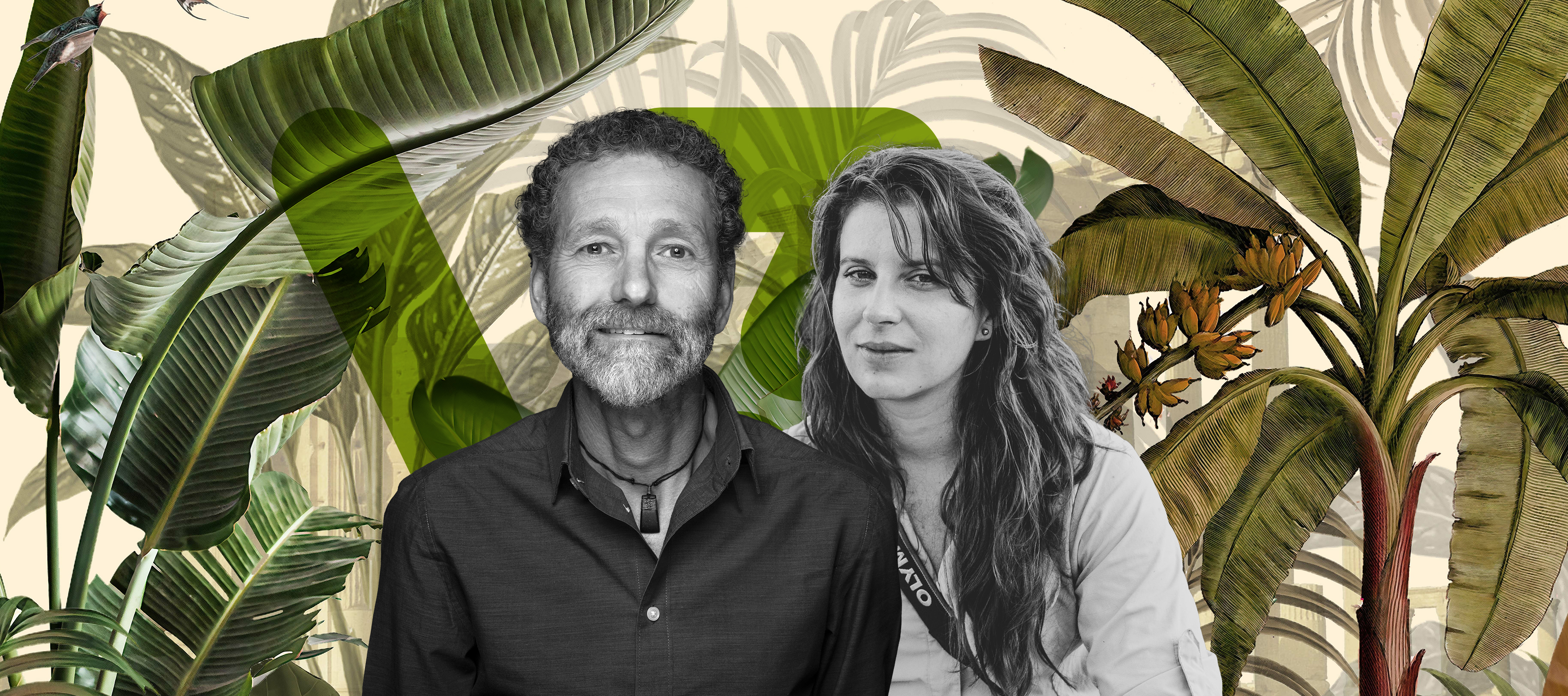 dr Izabela Stachowicz i dr Philippe J.R. Kok na tle gęstej, zielonej dżungli