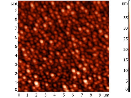 Widok z mikroskopu sił molekularnych