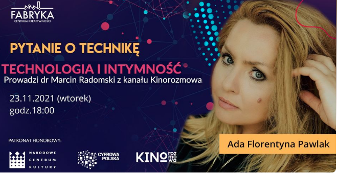 baner dotyczący wydarzenia ze zdjęciem Ady Florentyny Pawlak