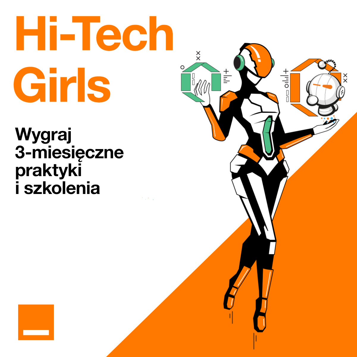 plakat konkursu Hi-Tech Girls