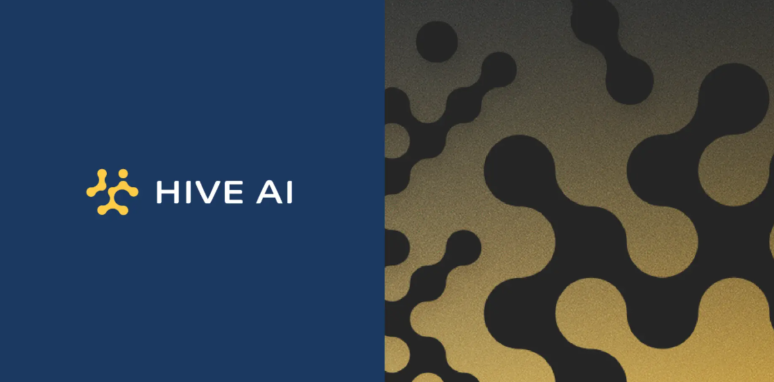 Banner with the logo of the HIVE AI project