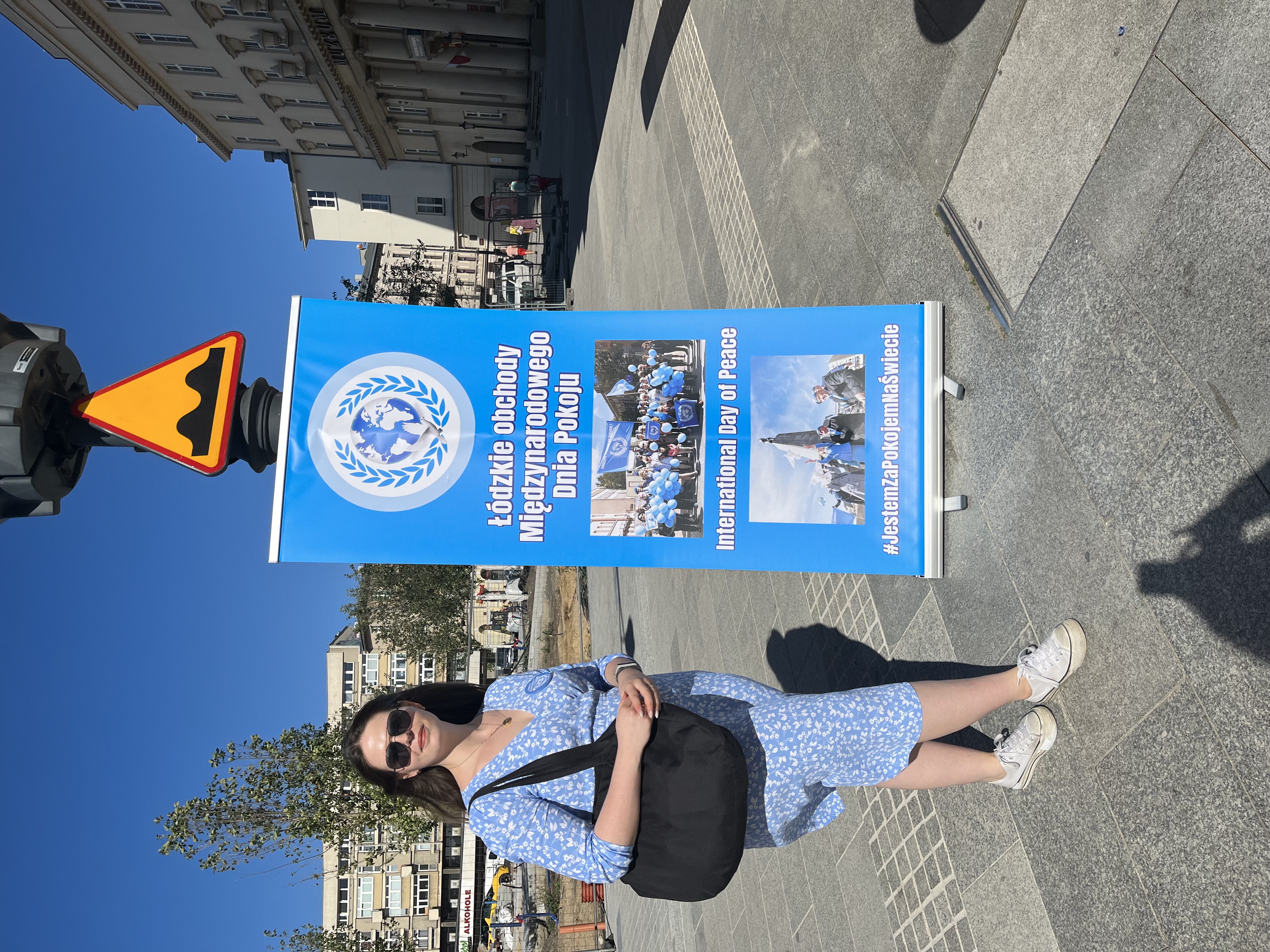 a photo from the Peace March in Lodz