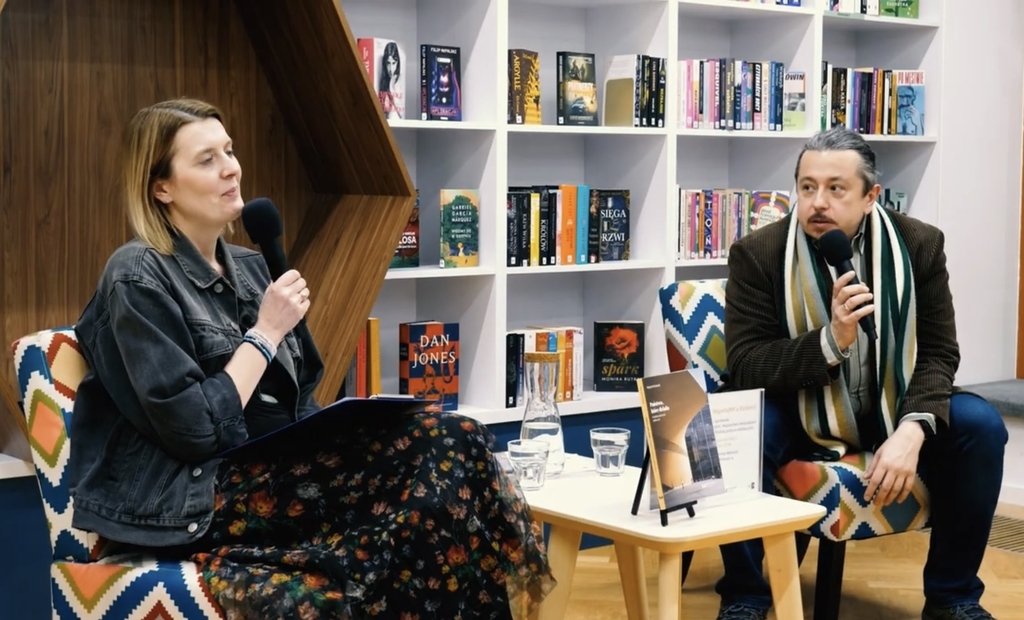 Zdjęcie z rozmowy: Marta Szymczyk i Wojciech Woźniak