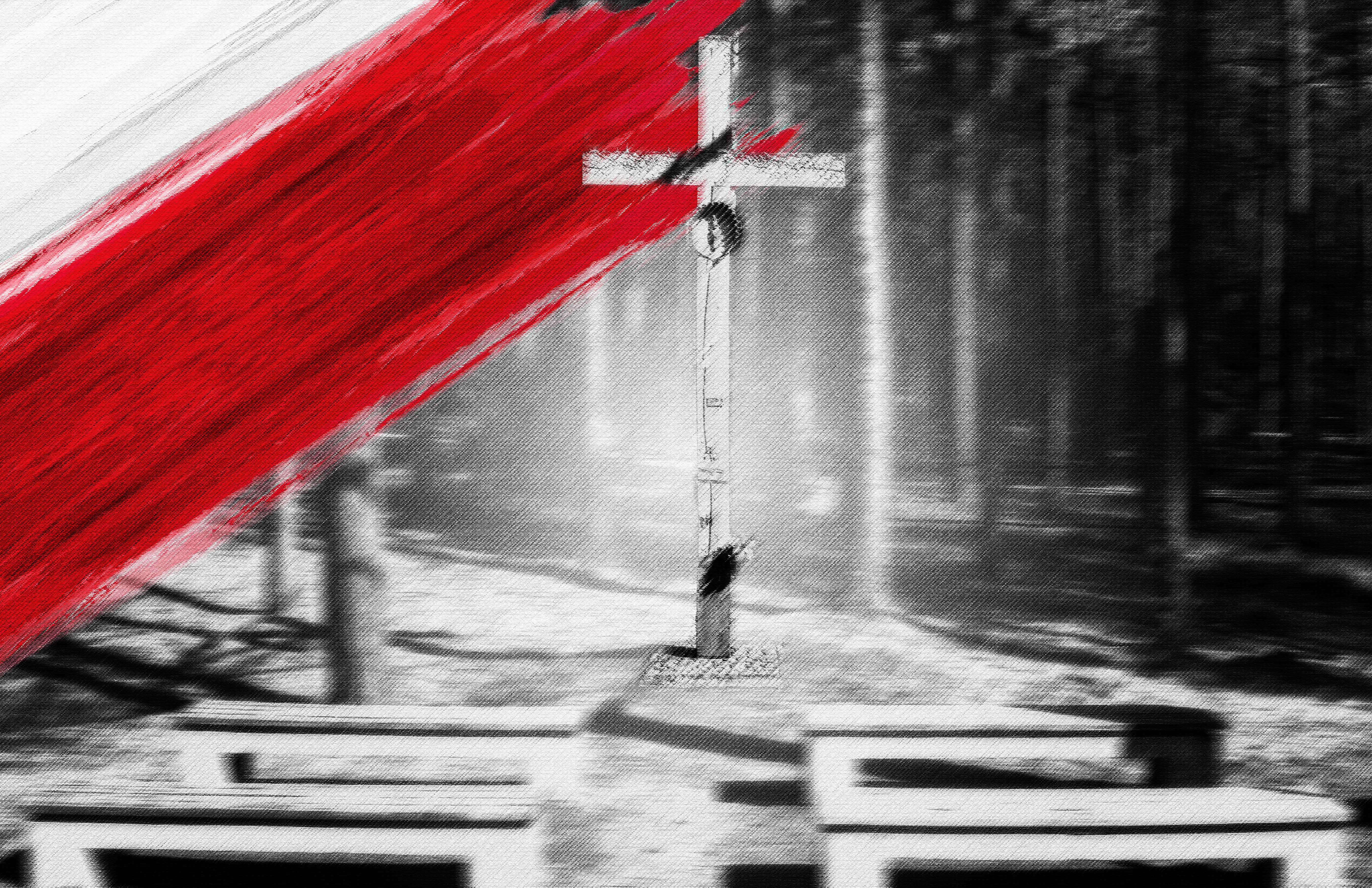 miejsce kaźni polskich oficerów w Katyniu