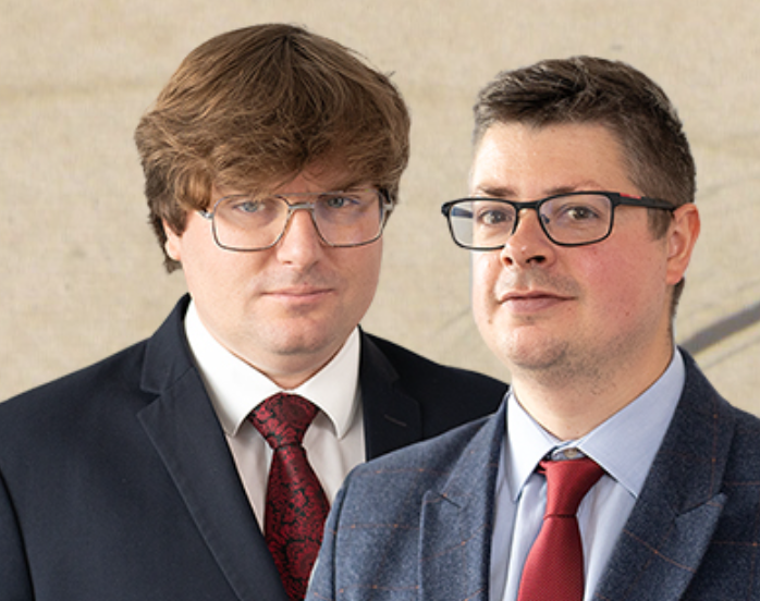 Dr Tomasz Lachowski and Dr Tomasz Piątkowski