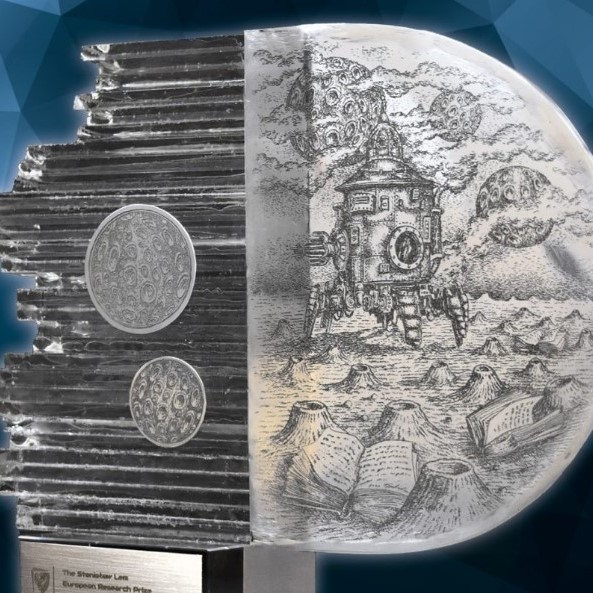 Statuetka nagrody im. Stanisława Lema