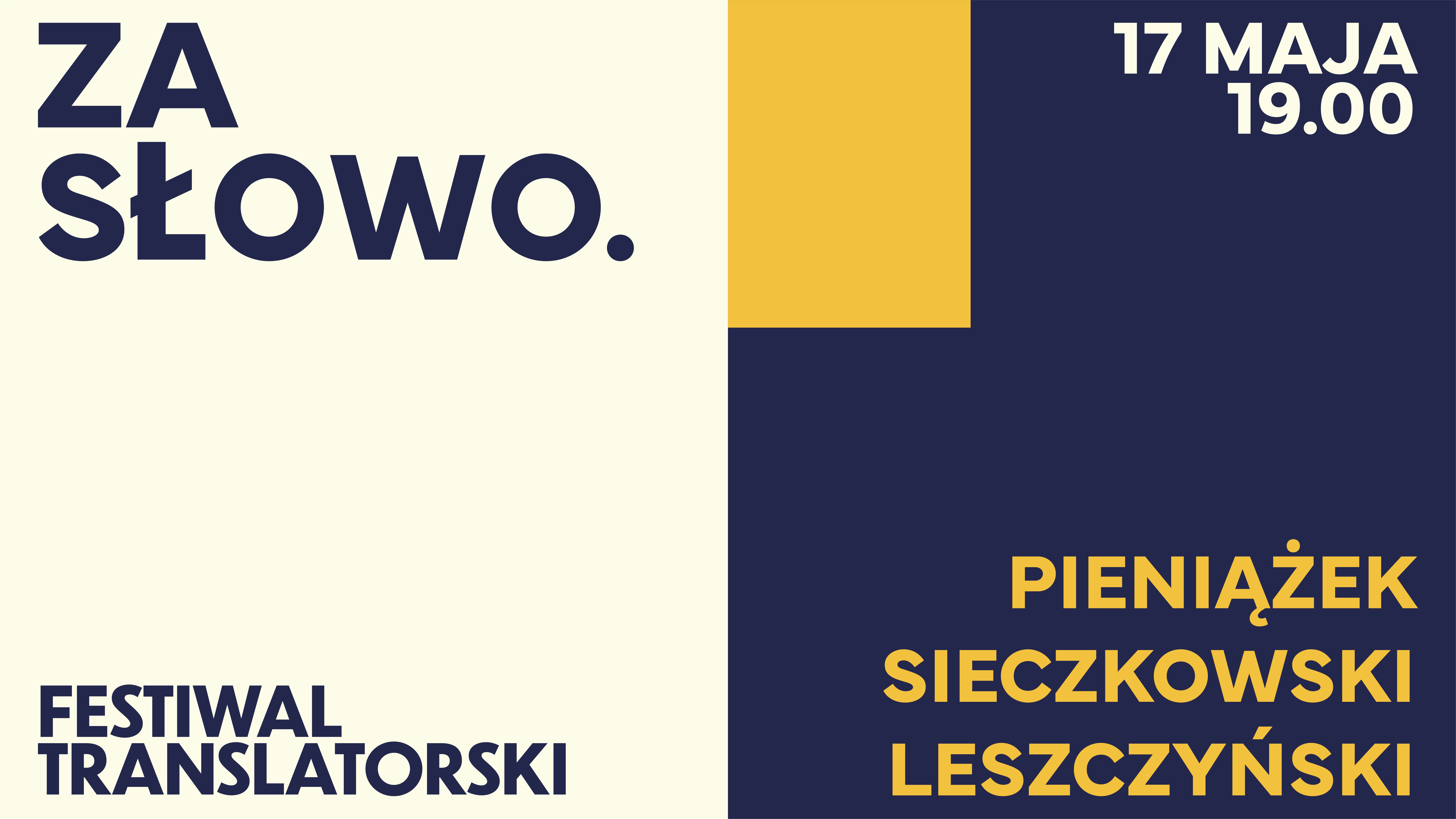 Grafika z nazwą i datą festiwalu