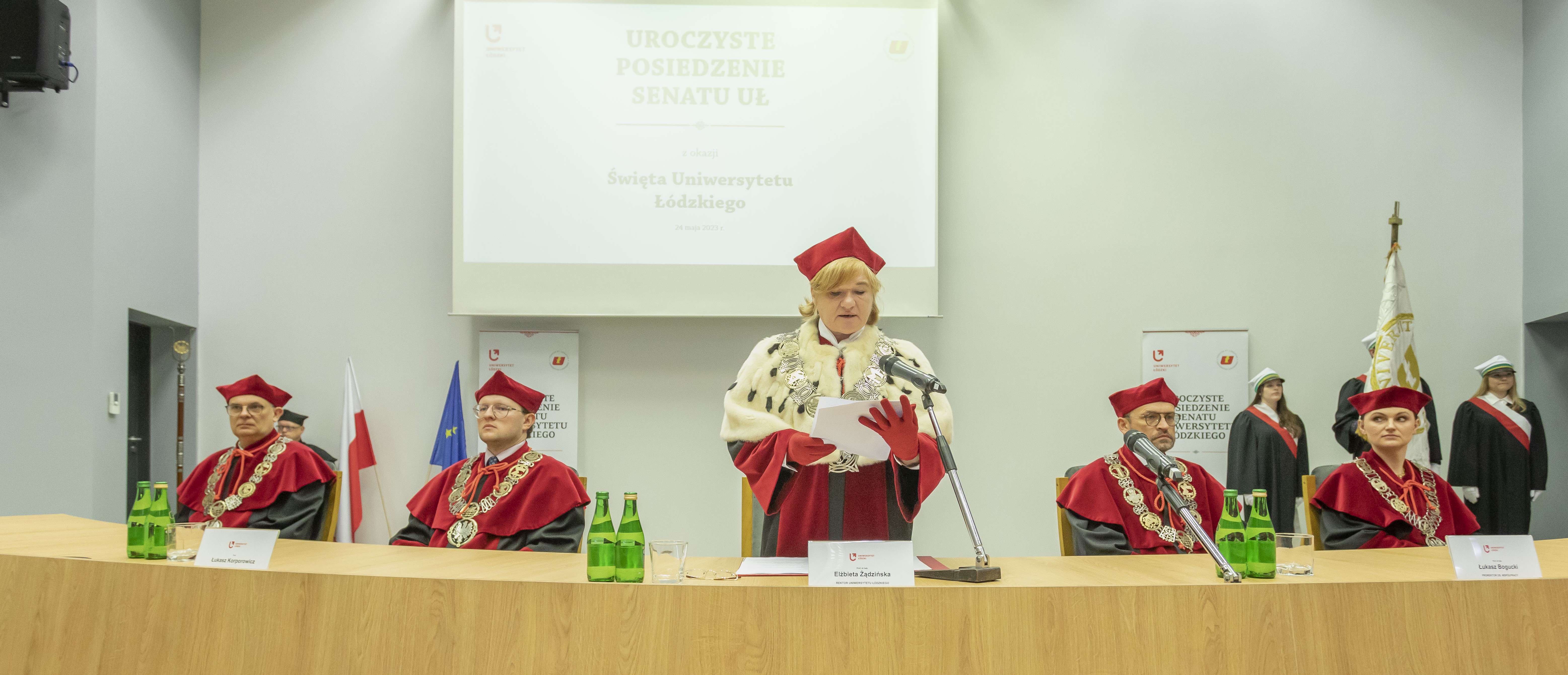 Uroczyste posiedzenie Senatu UŁ