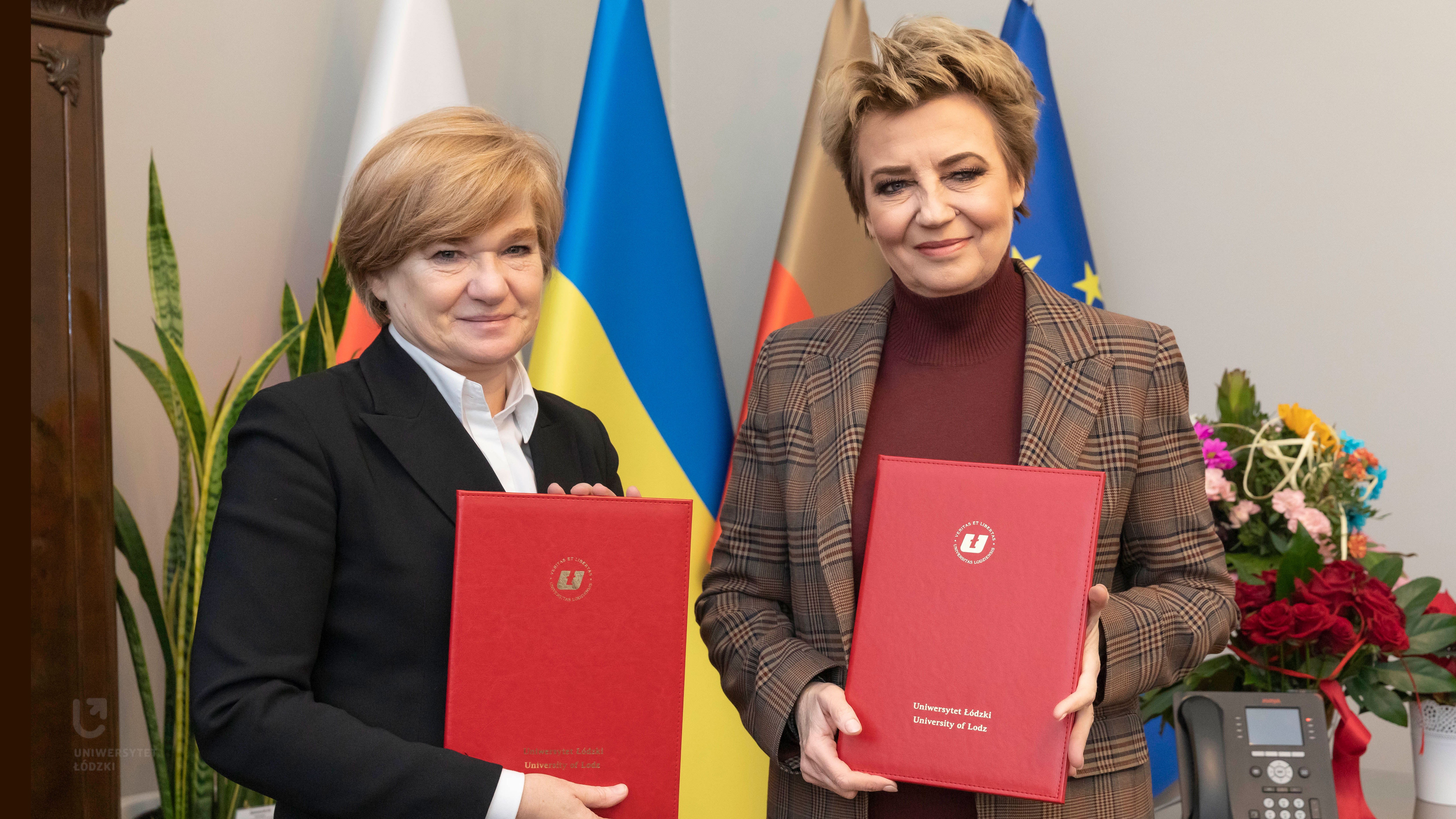 Rektor UŁ i Prezydent miasta Łodzi