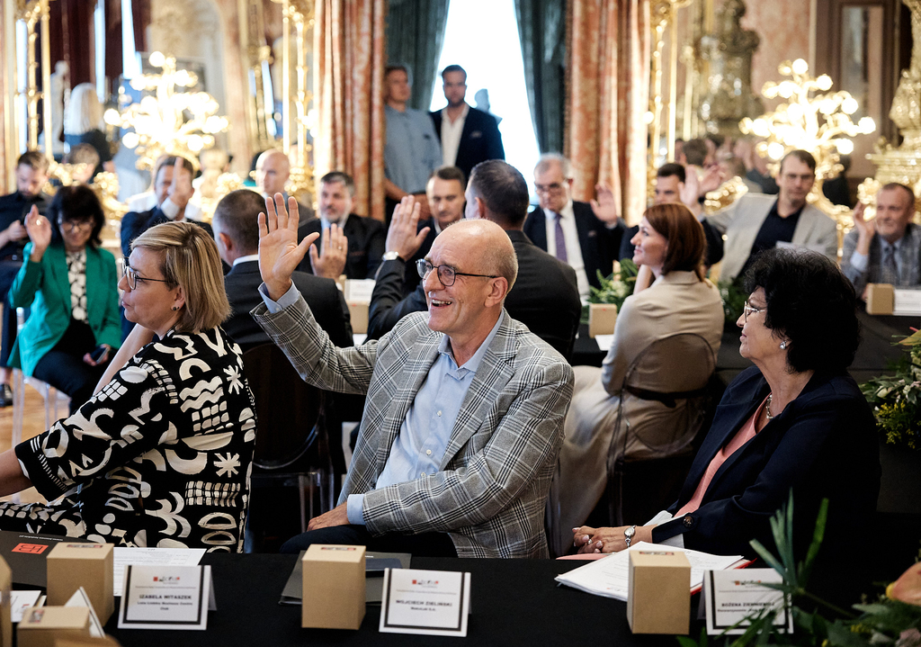 the meeting participants during the event