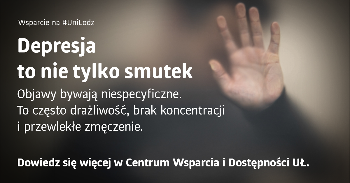 Grafika ilustrująca tekst o Światowym Dniu Walki z Depresją