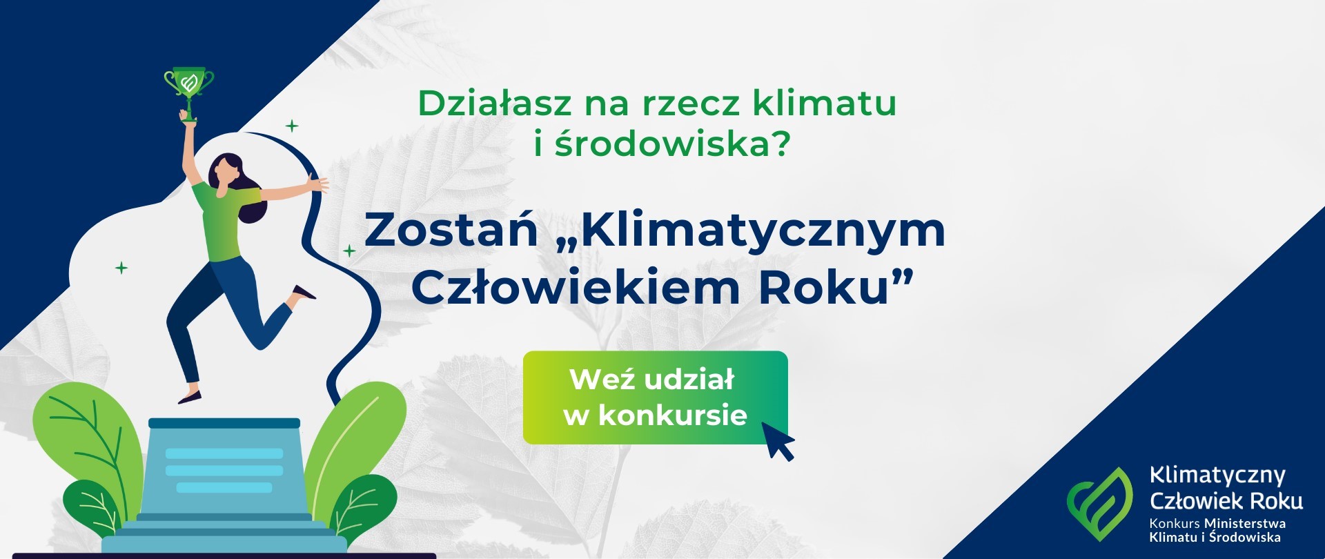 Plakat konkursu Klimatyczny Człowiek Roku